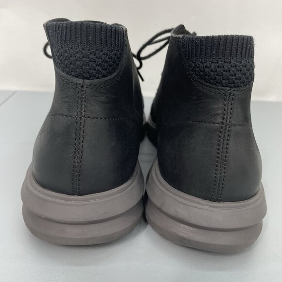 Cole Haan Grand+ Plus Chukka Boots Casual Comfort Nubuck Leather Black Mens 12 - Picture 8 of 14